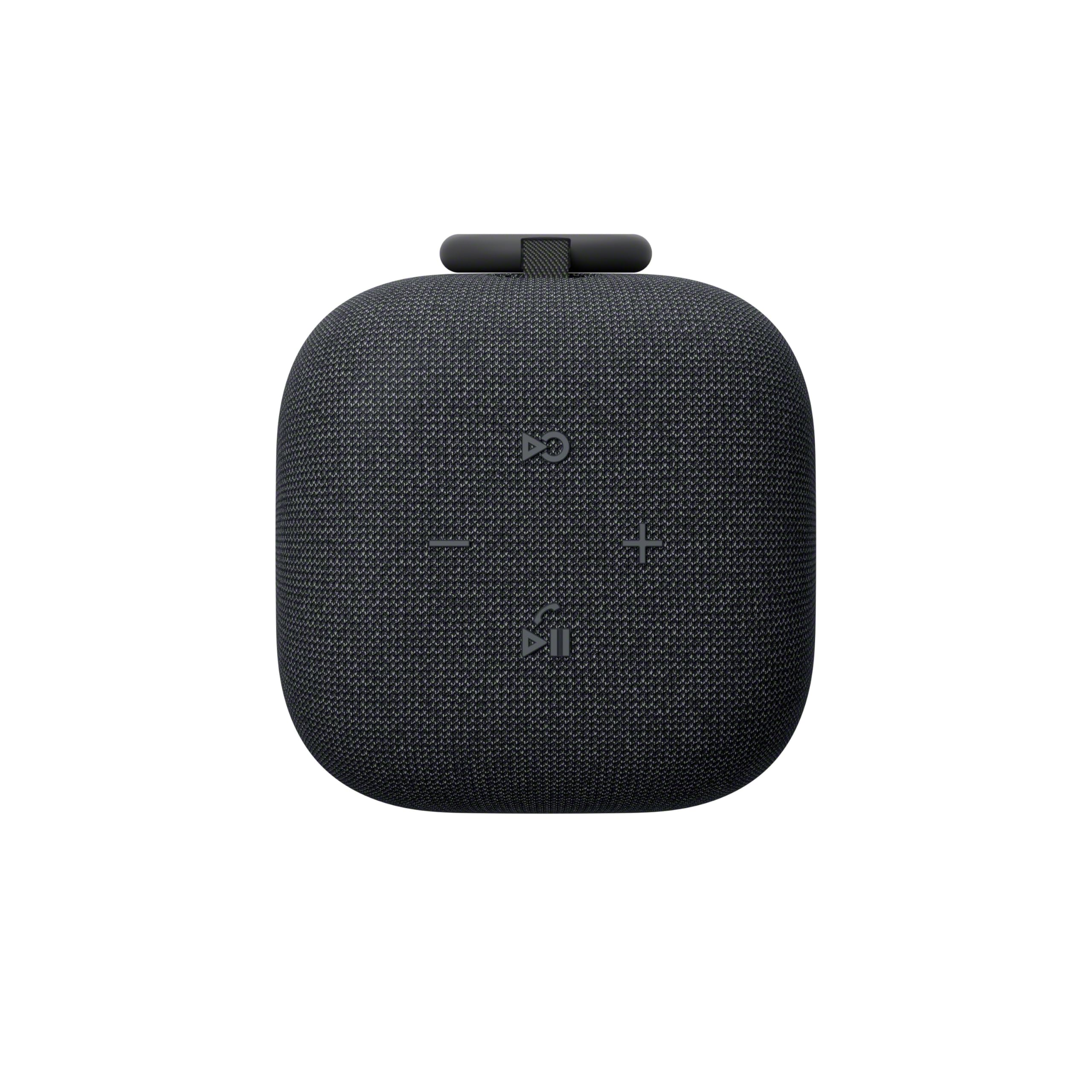 Sony Enceinte LinkBuds - Enceinte Portable sans Fil Bluetooth, IPX4, Résistante à l'eau, Batterie de 25 Heures, Qualité d'Appel Clair, Outdoor, Voyage - Noir