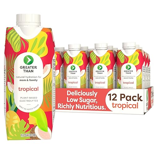 Greater Than Suplemento de lactancia, agua de coco, vitaminas y bebidas electrolíticas para lactancia materna y apoyo inmunológico, galletas de