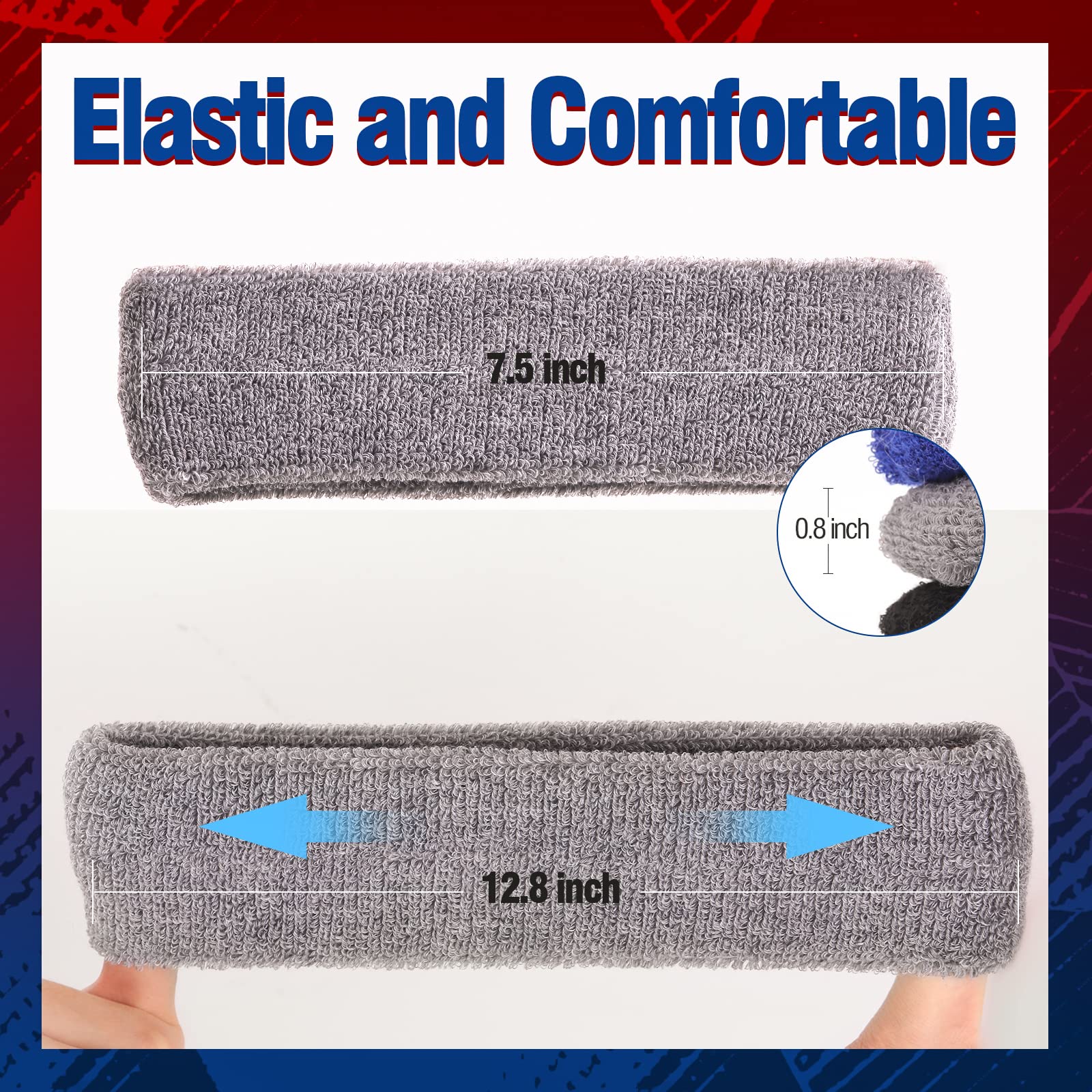 Bandeau De Sport De Couleur Pure, Couvre-chef De Course, Bandeau Absorbant La Sueur, Ceinture Anti-transpirante Pour Basket-ball, Fitness, Ceinture De Guidage De La Sueur