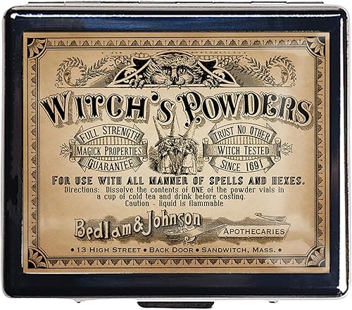 Miniatura 9 de Pastillero vintage plateado de 7 días de metal con espejo y 8 compartimentos, lindo organizador de pastillas de viaje para bolso (jardín de setas)