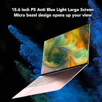 15.6 Laptop for Windows 11 Celeron N5095 4 4 Threaded 1920 X 1080 IPS HD Display 16GB (LPDDR4) and High Speed SSD (16+2TB EU Plug)