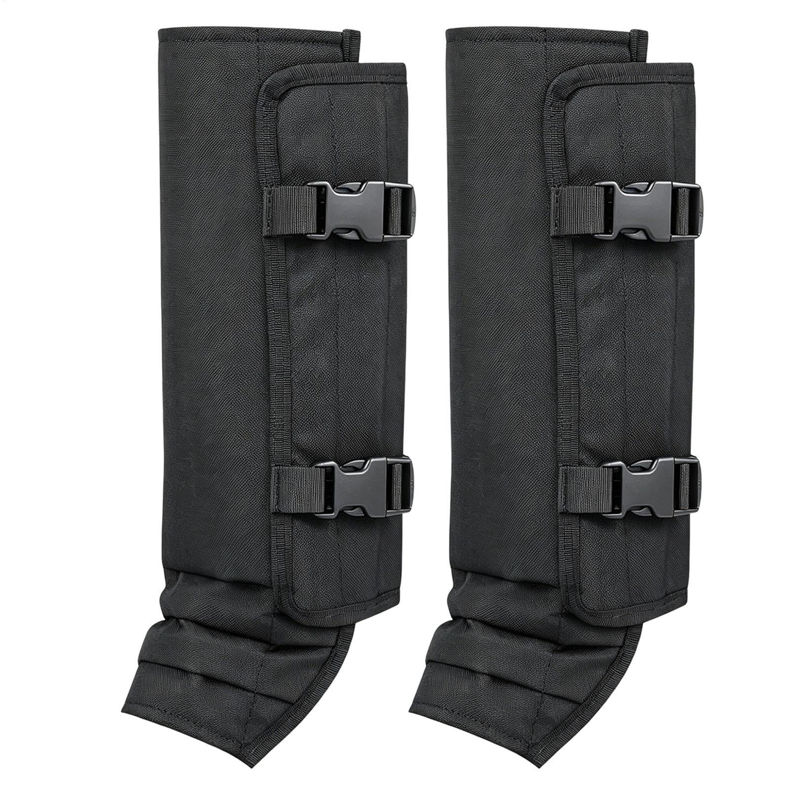 Generisch Guêtres pour bottes - 1 paire de guêtres résistantes aux morsures - Légères et réglables - Pour homme et femme - Pour la pêche, l'aventure, le trail running, le jardinage, l'extérieur, la