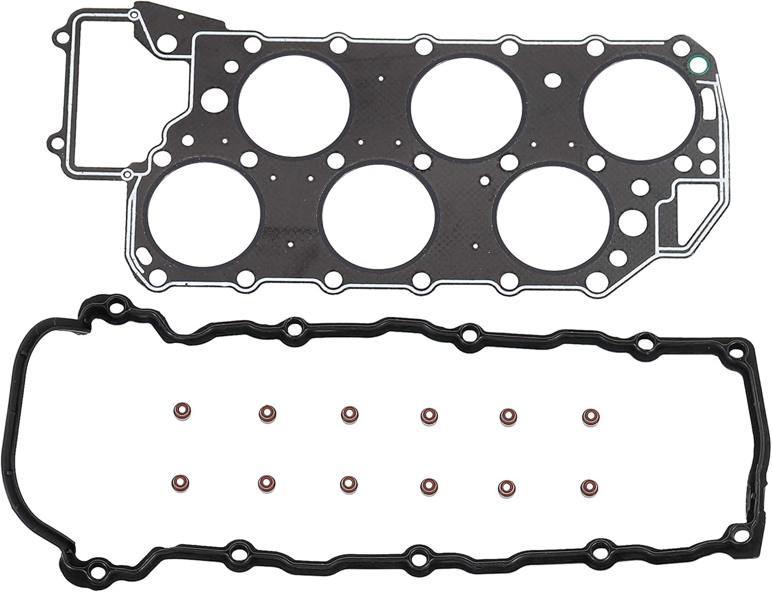 DNJ HGS817 Graphite Cylinder Head Gasket Set for 1995-1999 Volkswagen Golf Jetta Passat 2.8L V6 12V SOHC 2771cc