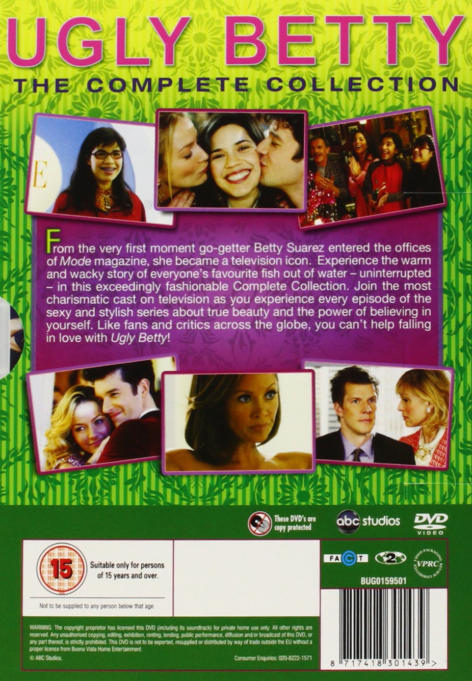 Ugly Betty: The Complete Collection (4 Dvd) [Edizione: Regno Unito]
