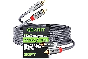 GearIT RCA Cable: Elevate Your Audio Experience