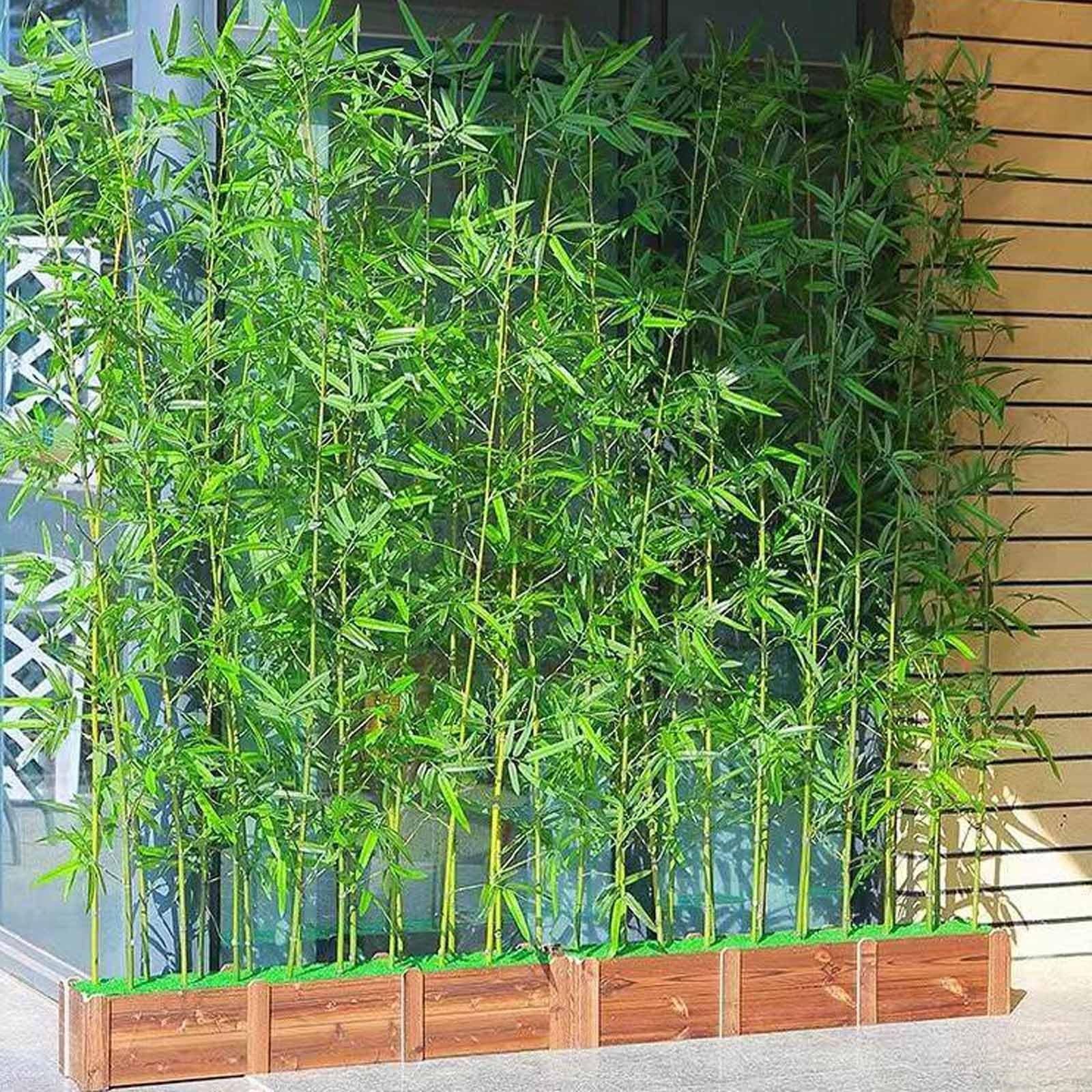 Modèle d'arbres de bambou artificiel brise-vue intérieur hauteur 1M
