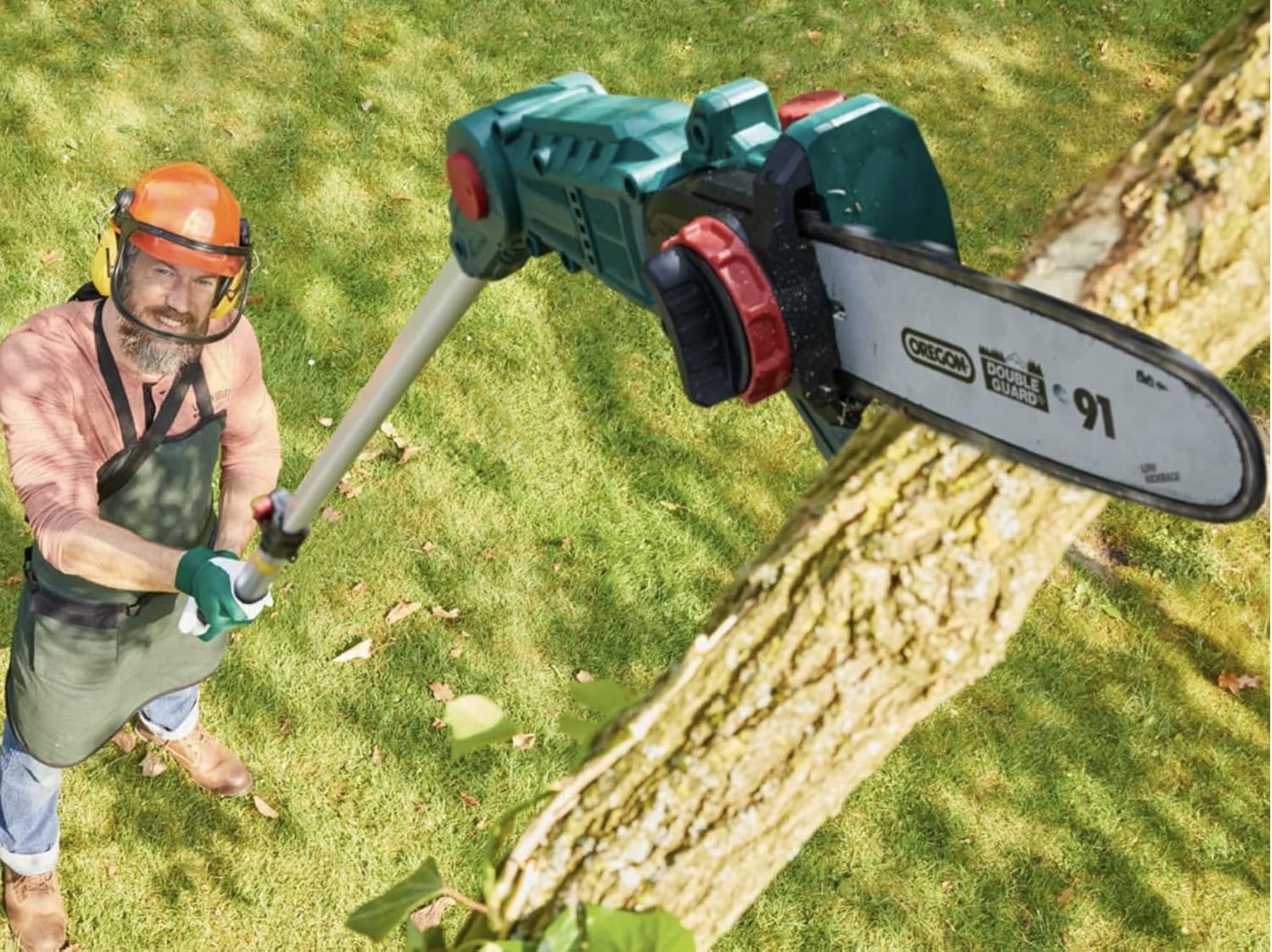 Kompernass Parkside Parkside Cordless Pole Pruner Saw for Convenient