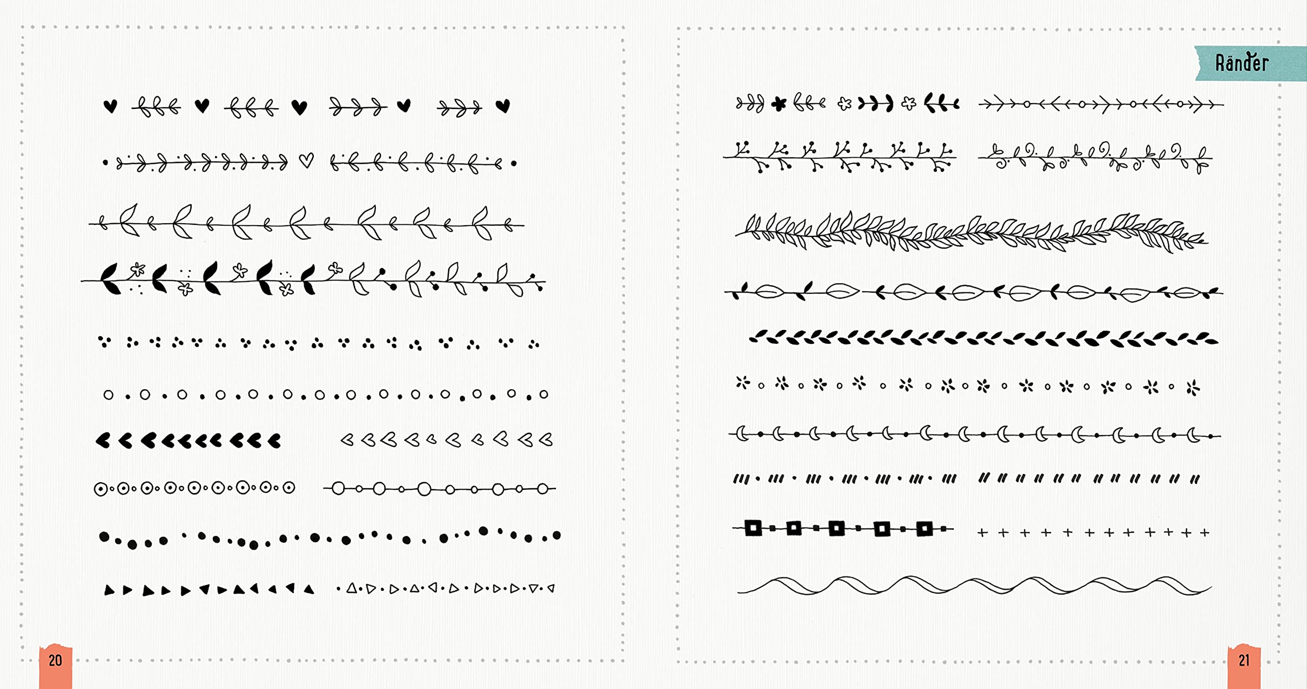Handlettering. Das große Buch der Schmuckelemente: 1000 Ideen