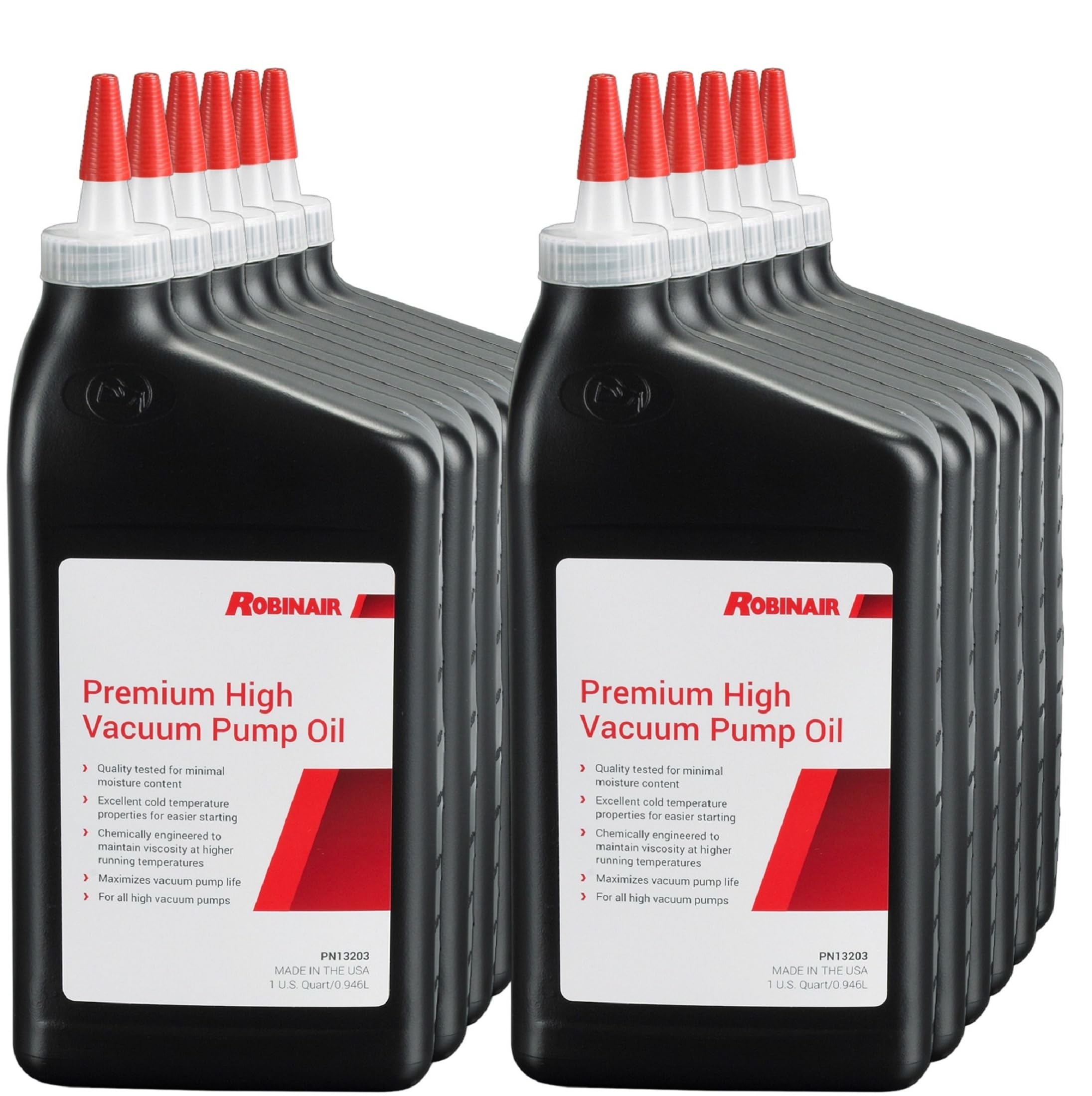 Robinair 13203 - Aceite de Bomba de vacío para Botellas DE 12/1 K