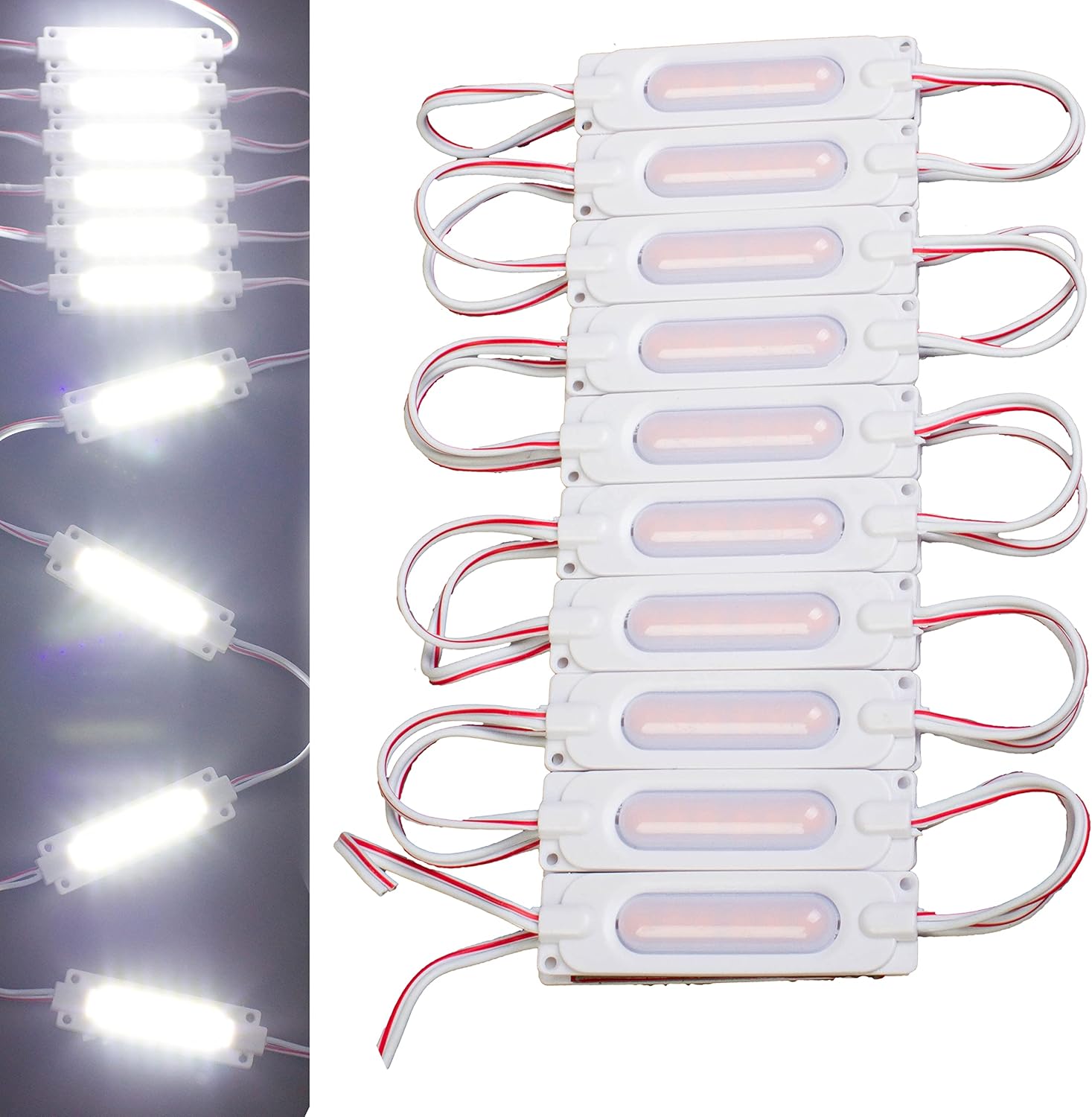 Brightest Store Front Window LED Light COB Series with UL Power Supply Brighter Than 5050 5630 5730 2835
