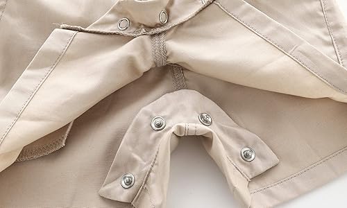 Miniatura 7 de Conjunto de pantalones cortos azules para bebé, trajes formales para bebés