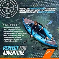 Vista 4 de Bluefin Scout - Kayak inflable para 1 persona, alternativa inflable de canoa