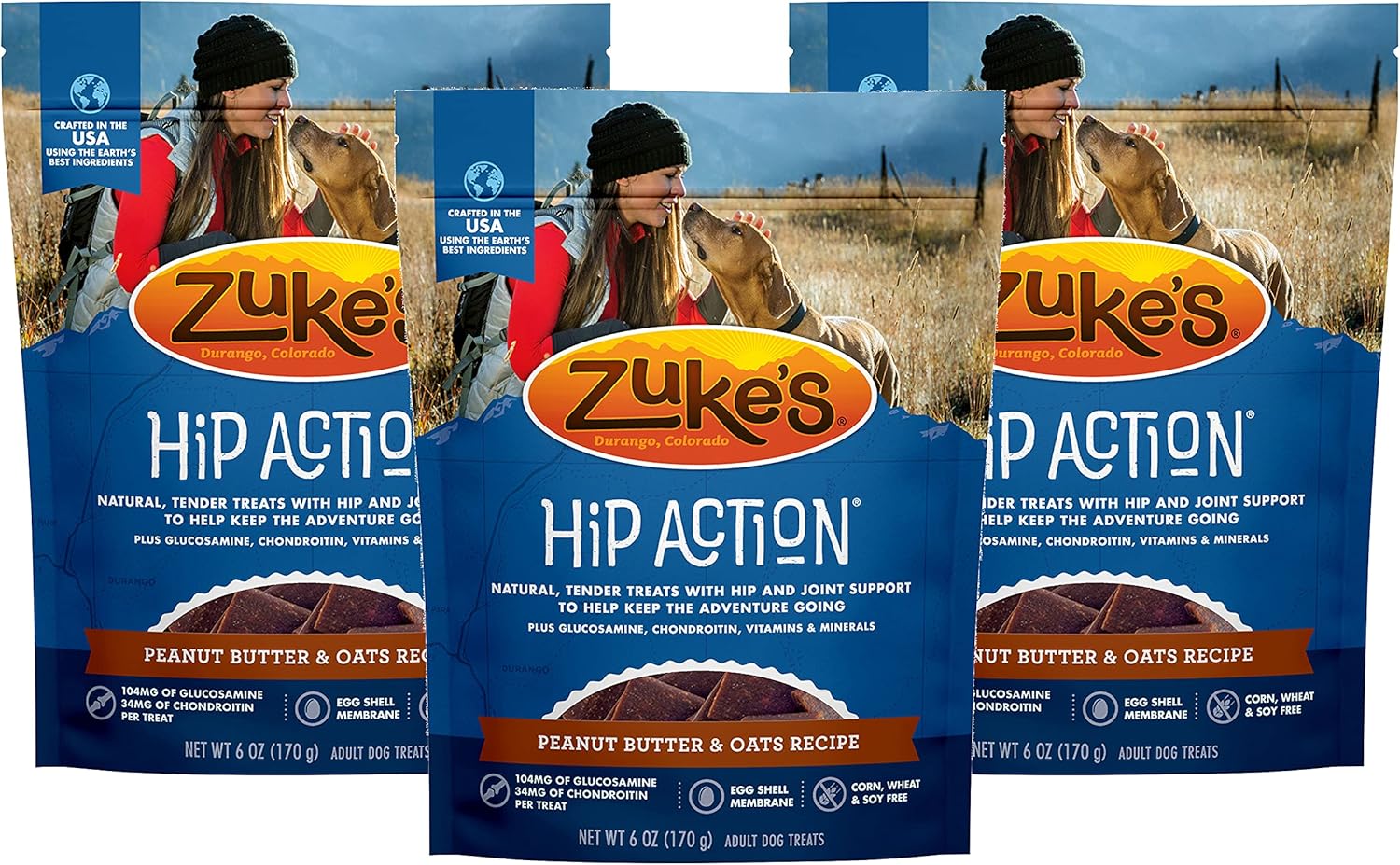 Zuke's Hip Action Dog Treats Peanut Butter and Oats Recipe
