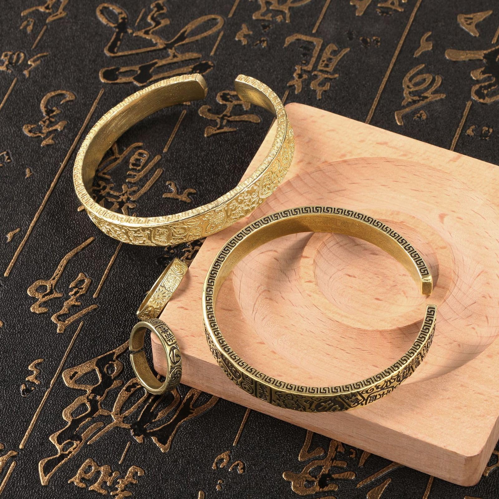 Kreatywne Mosiężne Pętle Bransoletek, Dekoracyjne Rzeźby, Małe Rzeźby Do Salonów, Biur Domowych, Biurek, Sypialni, Dekoracji Feng Shui, Nowych Właścicieli Domów, S