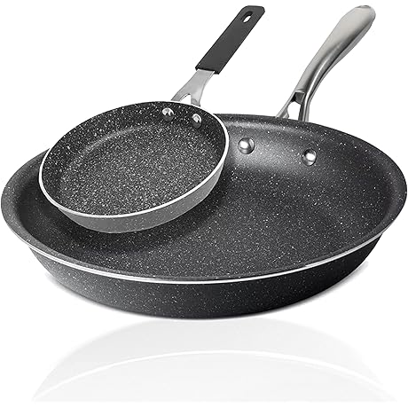 9.5in & 5.5in Scratch Proof Nonstick Pan