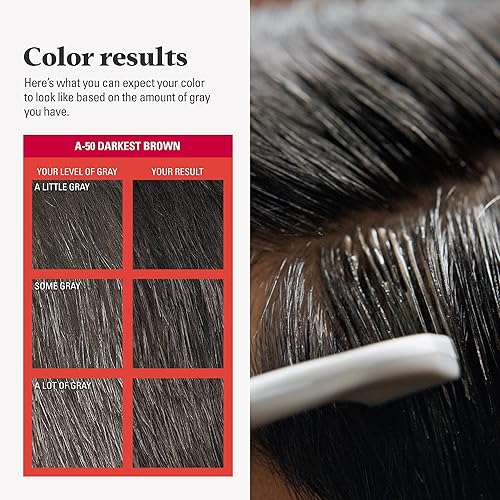 Miniatura 9 de Solo para hombres Auto Stop tintura química para el cabello 1 Negro azabache