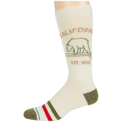 Stance California Republic 2 Crew Cut Socks Shoes Off White