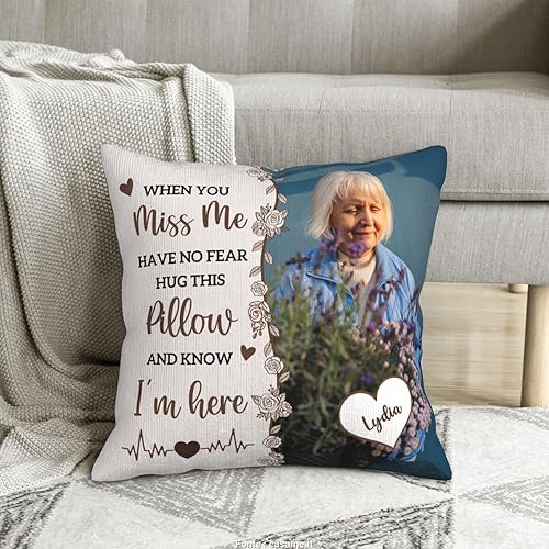 Miniatura 5 de Almohada conmemorativa personalizada con foto, regalo de condolencia para la pérdida de seres queridos, regalos de recuerdo de duelo, funda de