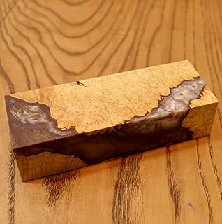 Burl Hybrid Stabilized Wooden Block Turning Blank (G3) - BURL Wood - Craft Wood Block - Wood Blank - 1 Piece