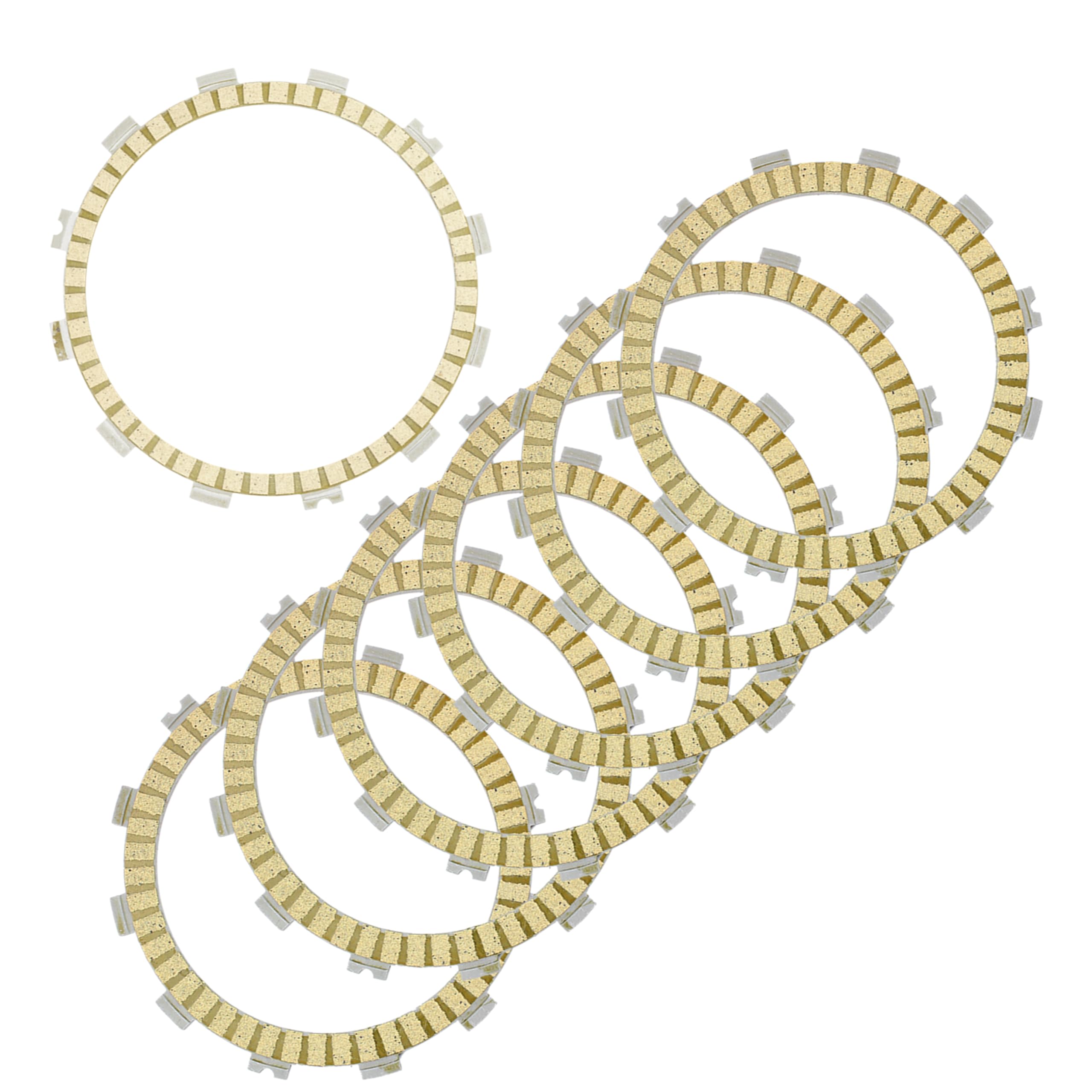 Caltric Clutch Friction Plates Compatible with Suzuki V-Strom 650 DL650 2004-2009 2011