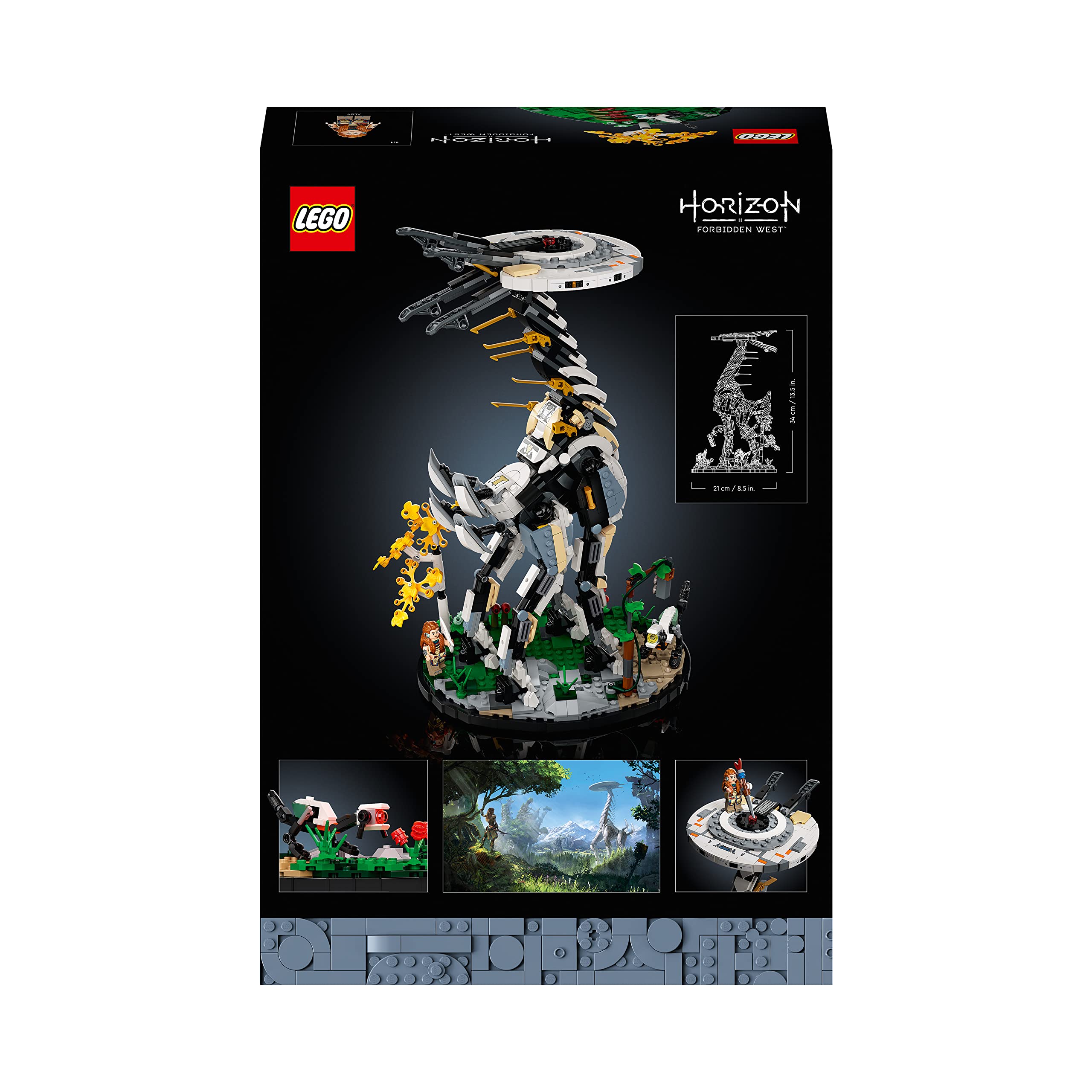 LEGO Horizon Forbidden West: Collolungo, Set per Adulti da Collezione, Modellino da Costruire di Tallneck con Minifigure di Aloy, Idea Regalo per Uomini, Donne, Lui, Lei 76989
