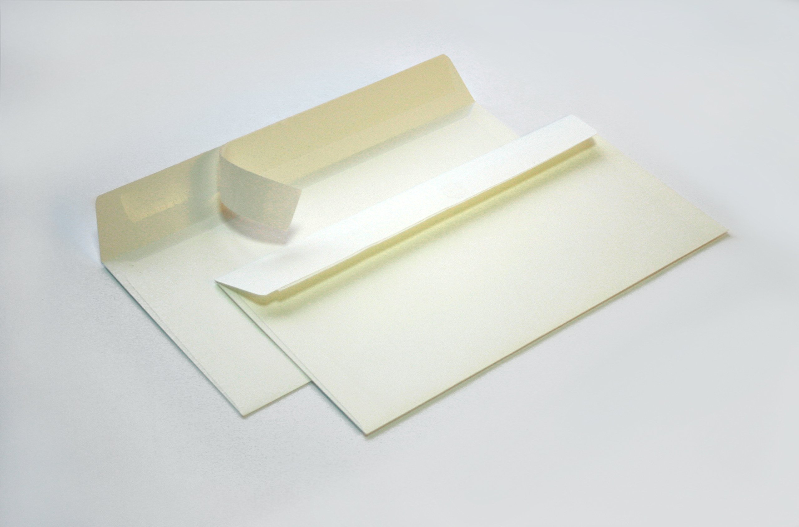 Briefumschläge DIN C6/5 114x229 mm (elfenbeinfarben) 120 g/m² ohne Fenster haftklebend (Artikel: 2120A) (500)