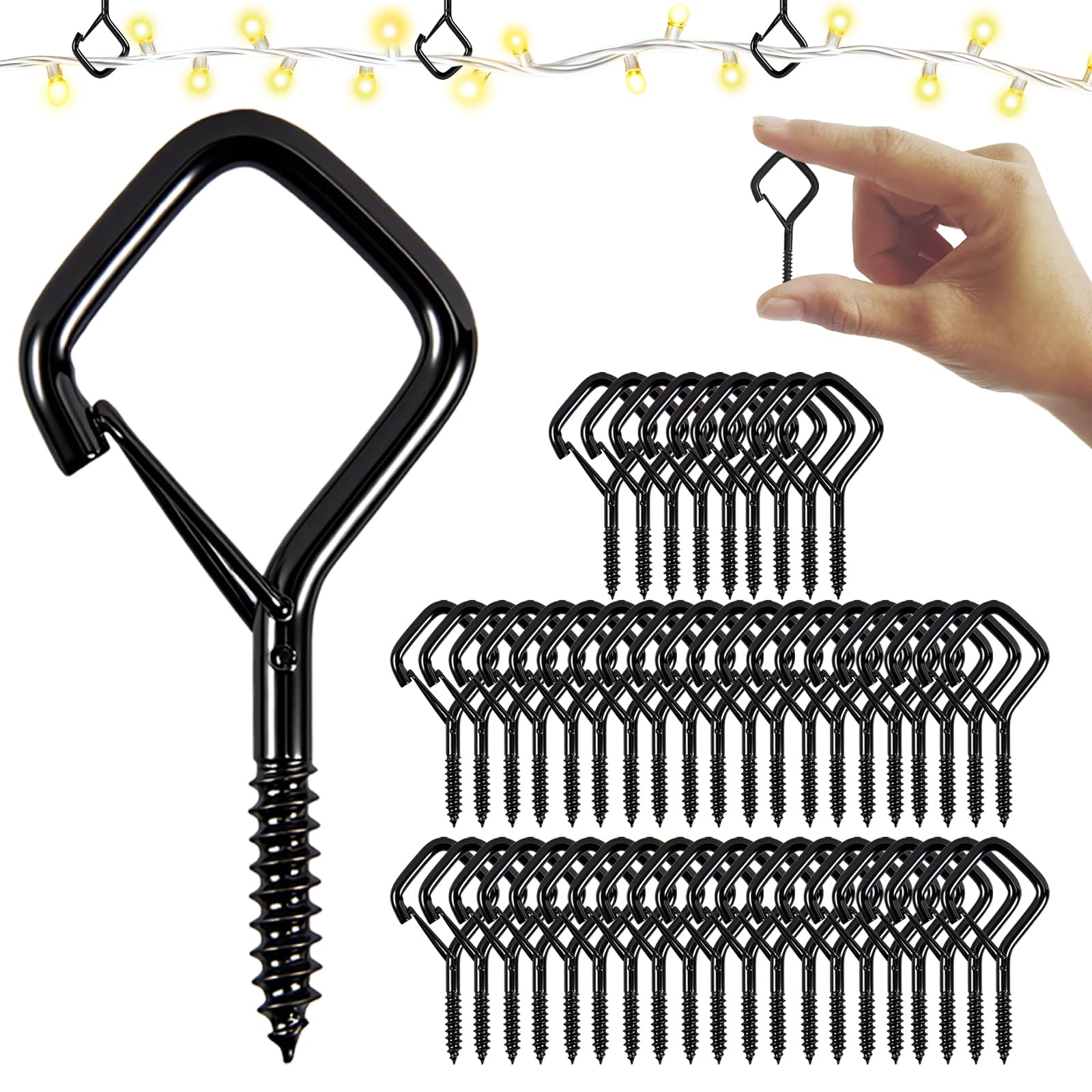 Small Screw-In Hooks - 30 Pack -20 Small Screw-In Hooks - 30 Pack -20