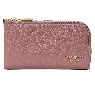 Kate Spade New York Devin Pebbled Leather Small Slim Bifold Wallet Wallet Women