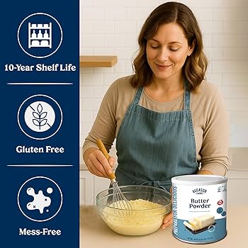 Augason Farms バターパウダー（大） Amazon.com: Augason Farms Butter Powder Can - Gluten Free