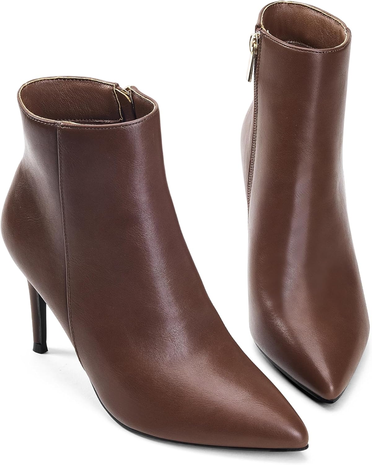 Elisabet Tang stylish fall winter heeled ankle boots for women 3.14 inch - Cute closed toe pointy stiletto booties for work party travel - Image 5