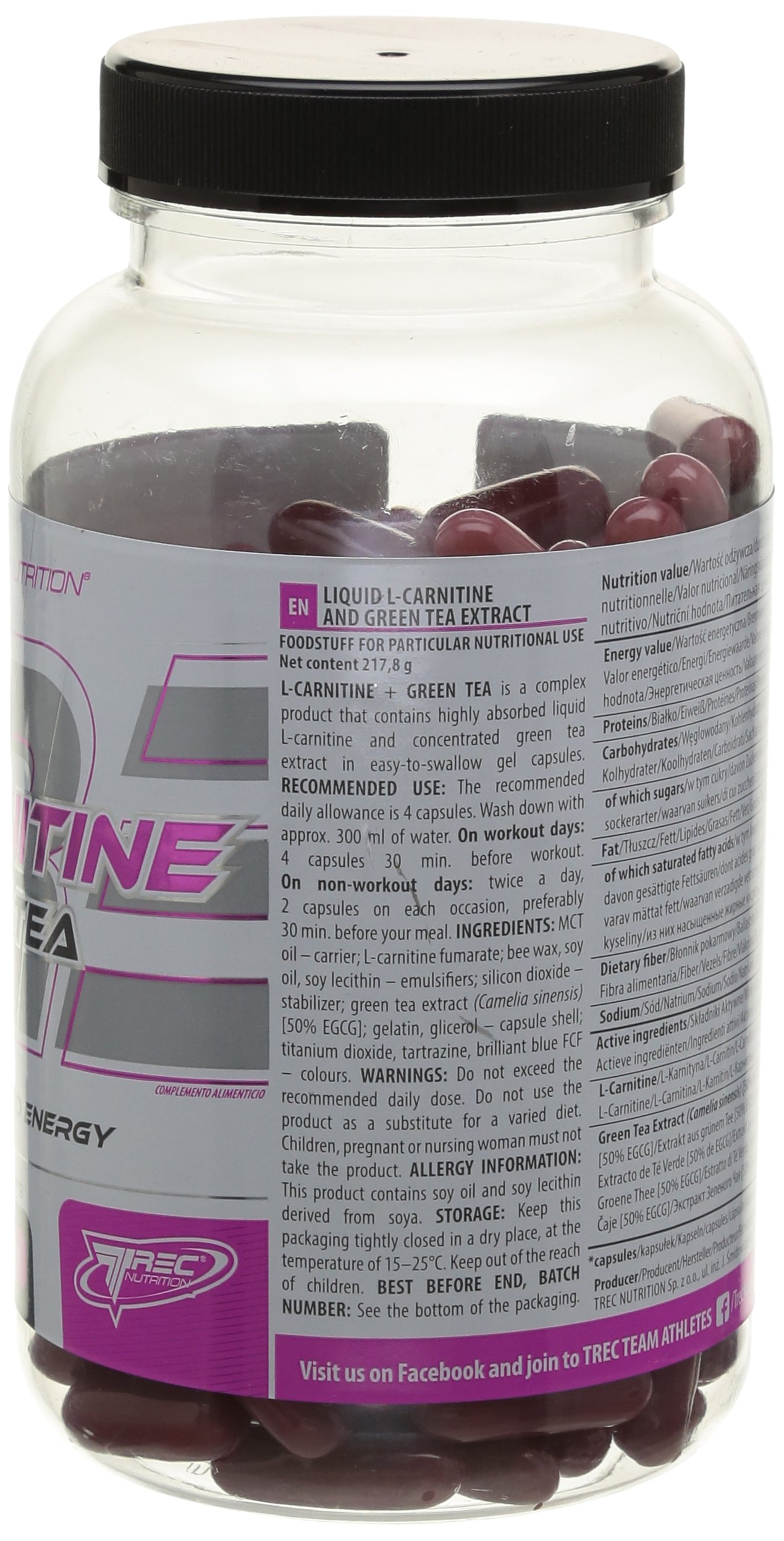 trec nutrition l carnitine green tea review TREC NUTRITION L-Carnitine + Green Tea, Pack of 1 (1 x 180 Capsules) :  Amazon.co.uk: Health & Personal Care