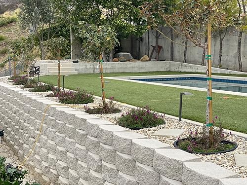 Miniatura 2 de Paquete de 12 anillos de plantación de 24 unidades. Ribete y retención de agua. Protege árboles y separa rocas, mantillo y hierba