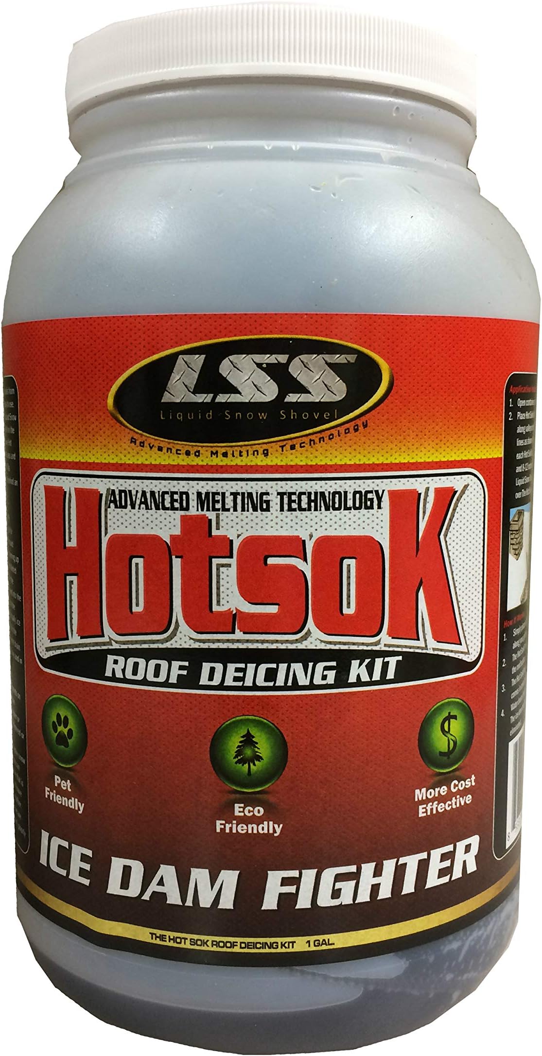HSRD001 2-Pack Hot Sok Roof Deicer, 24-Inch, packaging may vary.