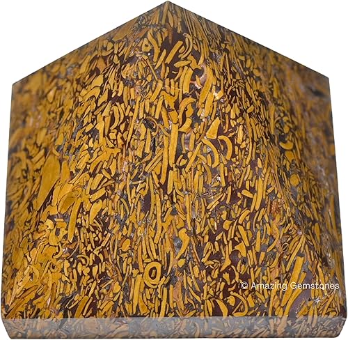 Miniatura 11 de Amazing Gemstone Lapis Lazuli Pyramid Crystal Healing Stones - 2" Great Pyramid Figurine of Natural Stone Pyramid for Meditation, Reiki, Chakra