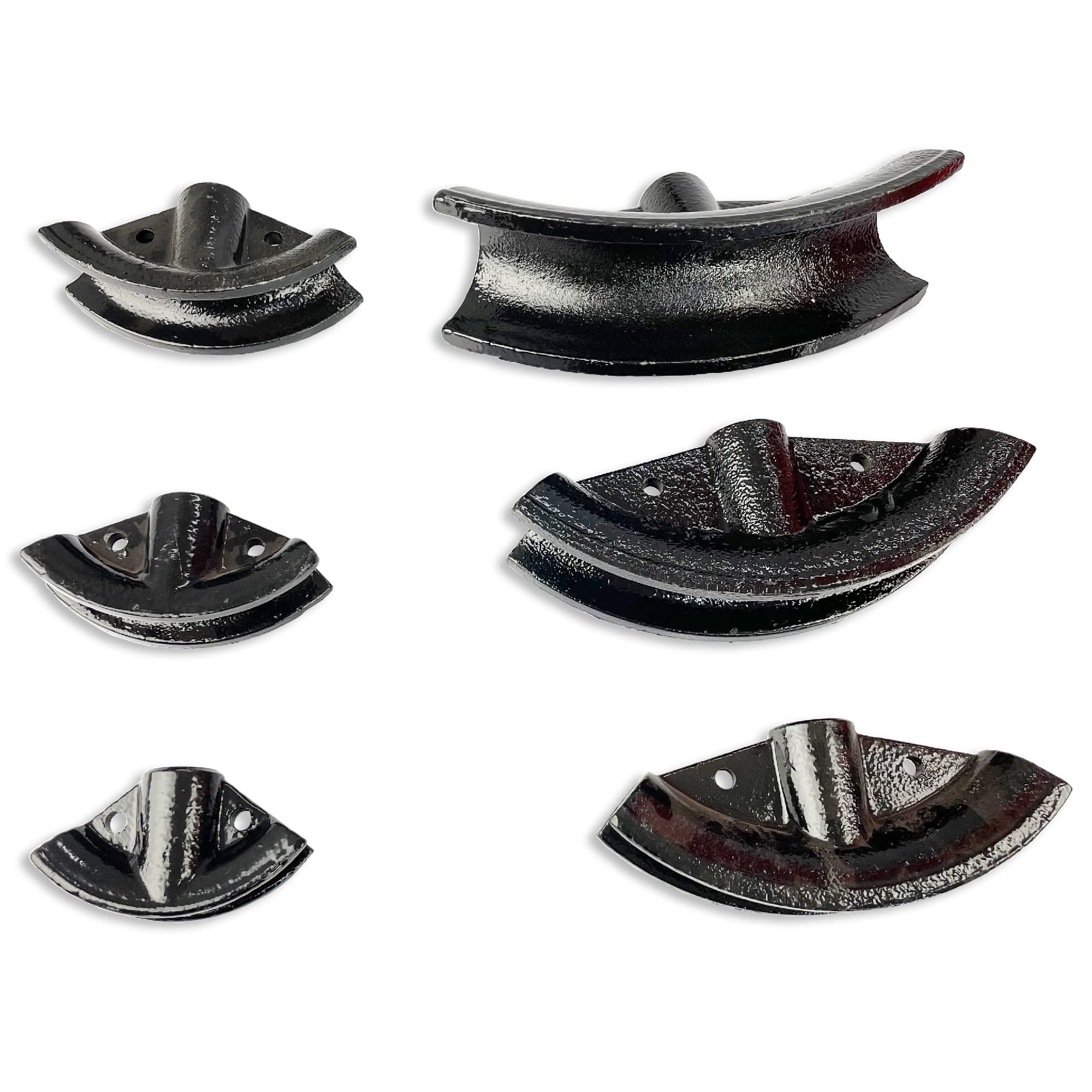 PIEGATUBI IDRAULICA 12T 6 MATRICI 43KG STRUTTURA MASSICCIA METALLO TUBI BARRE OFFICINA GARAGE UNIVERSALE