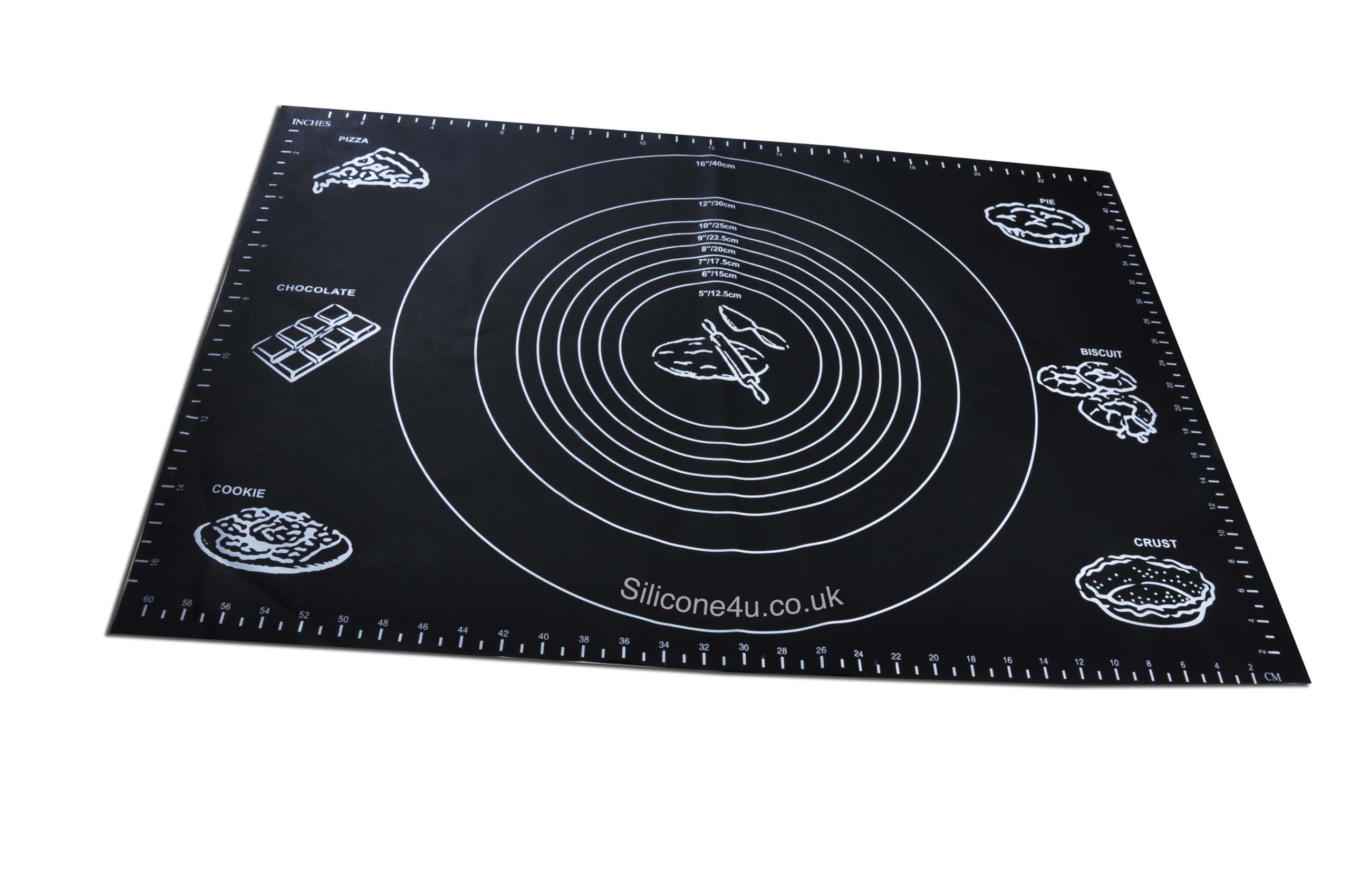 Silicone Rolling Mat for Pastry, Fondant, Dough etc (Extra Large)