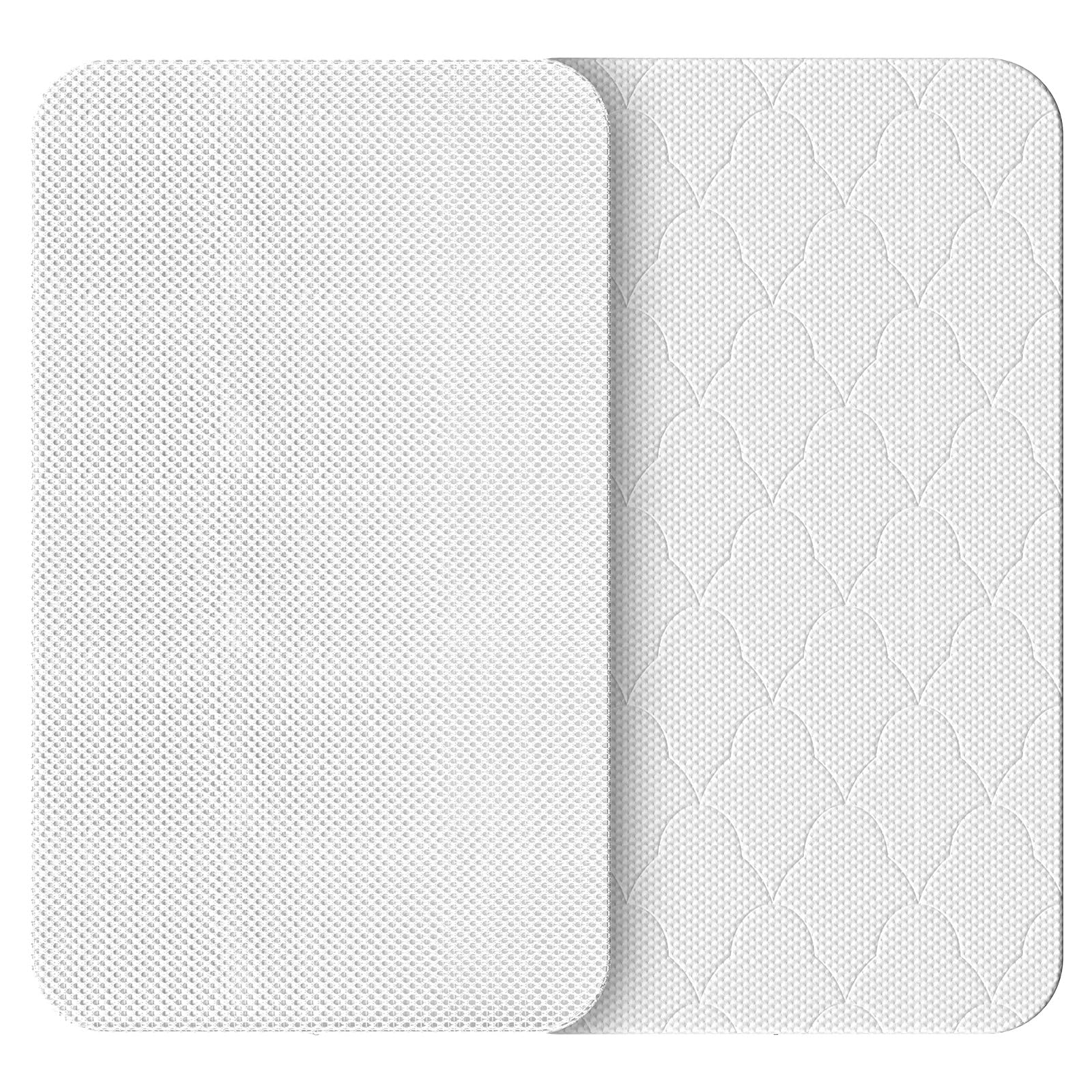 33x20 Rectangle Bassinet Mattress Topper: 2" Thick Dual Side Gel Memory Foam Bassinet Mattress for Baby Delight/Mika Micky/KoolerThings Bedside - All-Season Design - Exact Fit Replacement Bassinet