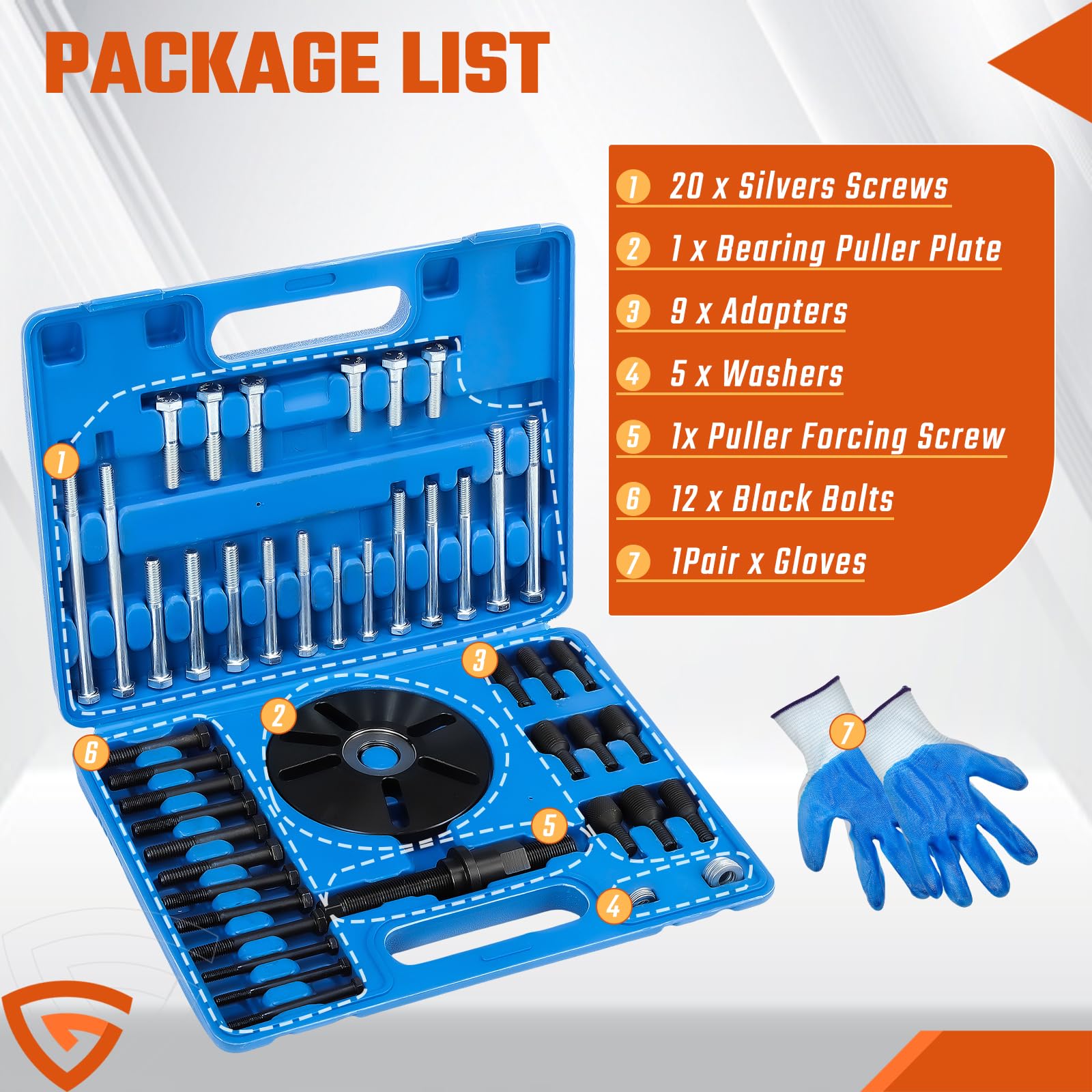 Kit de herramientas de extracción e instalación de equilibrador armónico, extractor de volante, cigüeñal, polea, juego de tracción del volante
