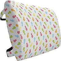 Vista 77 de Lunarable Teal Travel Pillow Neck Rest, Aquatic Fauna Theme Hand Drawn Style Various Starfish in Blue Shades, Memory Foam Traveling Accessory for