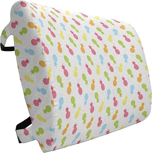 Miniatura 77 de Lunarable Teal Travel Pillow Neck Rest, Aquatic Fauna Theme Hand Drawn Style Various Starfish in Blue Shades, Memory Foam Traveling Accessory for