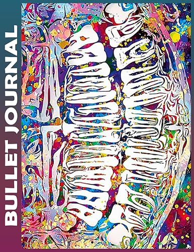 Bullet Journal dental xray color Dot Grid Paper, Invest 10 minutes daily to Mental, Physical and Emotional Health Planner, Record To Do Tracker ...