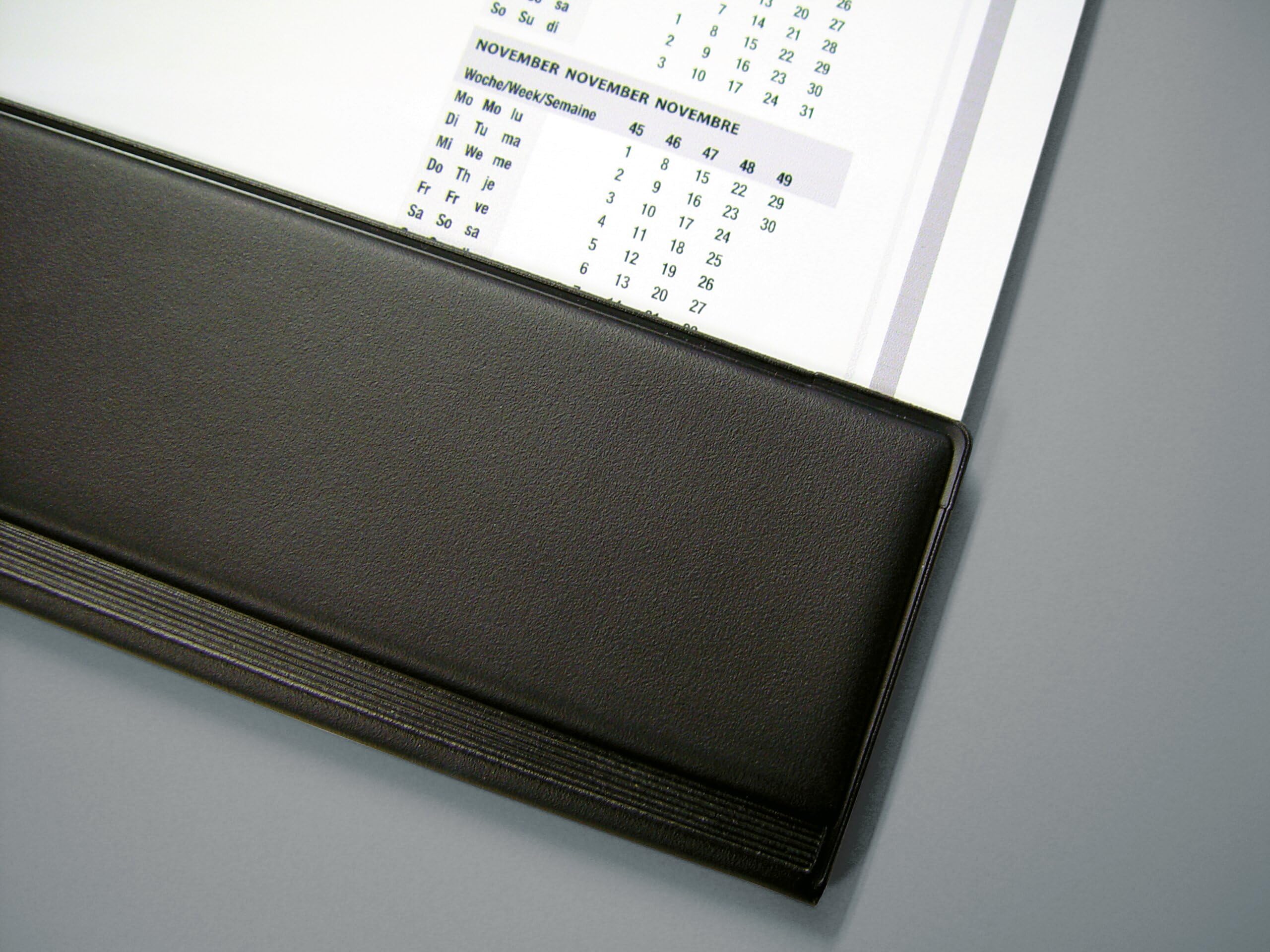 SIGEL Sous-main papier 2027/2028 A2 | H7365/5, lot de 5, design office, avec bande de protection, noir et blanc, 5 x 40 feuilles