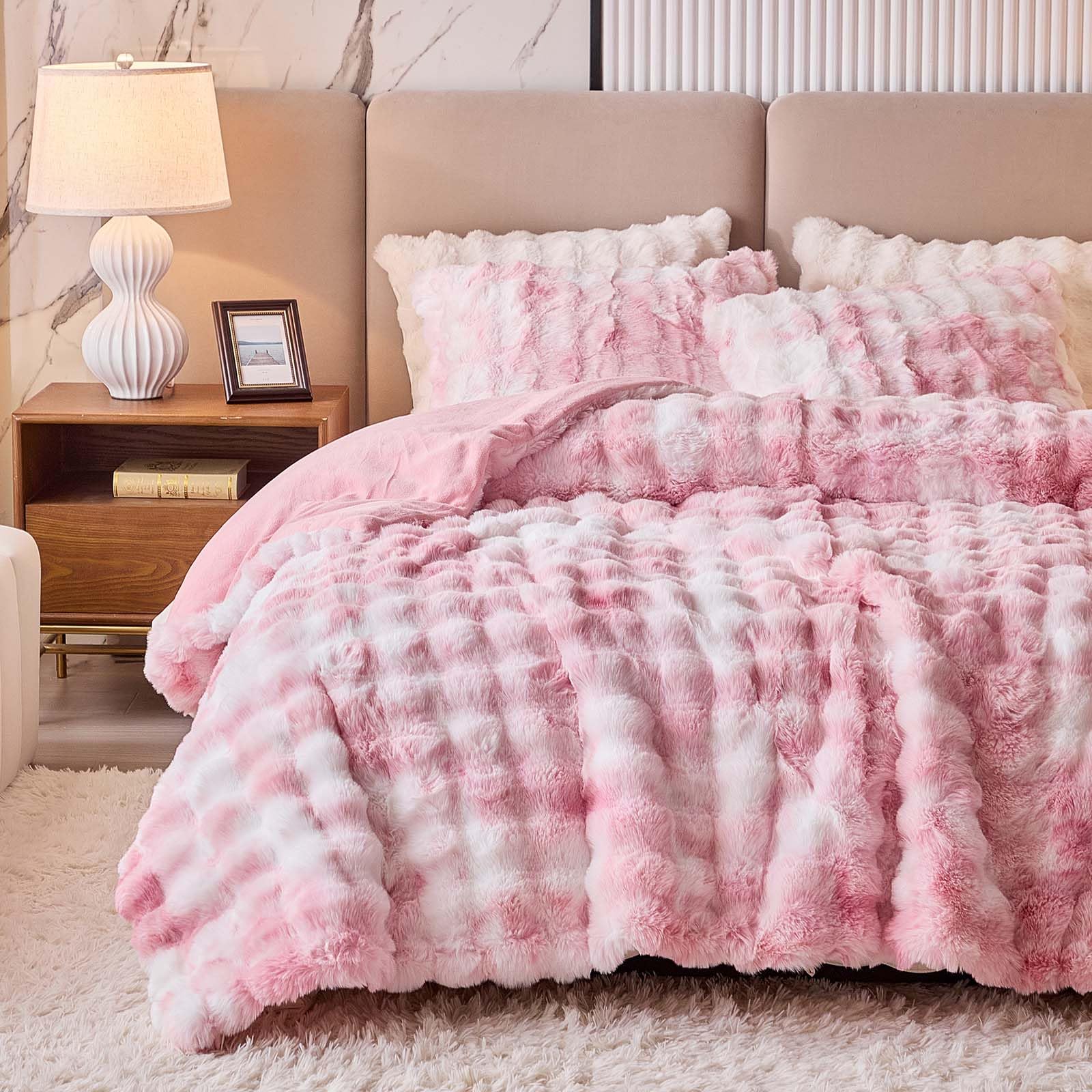 UOZZI BEDDING Feinbiber Schmusetuch Set FLBZ01-T