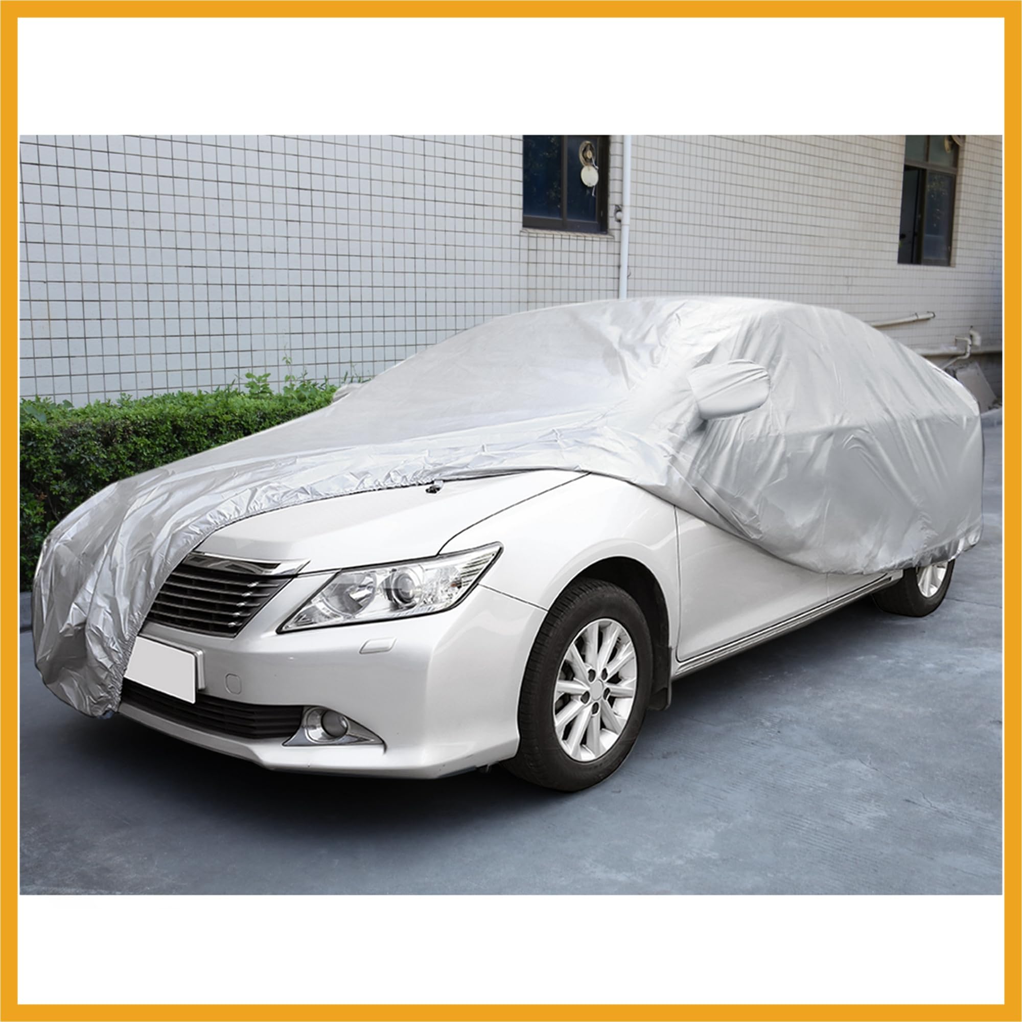 Partuto 3L Waterproof Full Car Cover UV Rain Resistant Protection 4 75M 1pcs Replacement — view 2