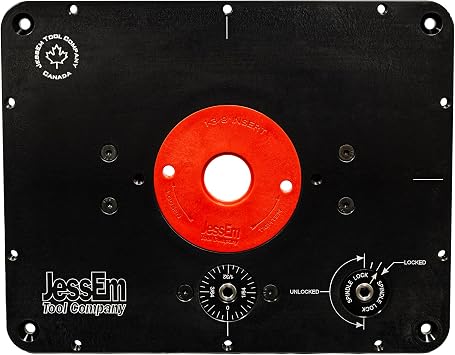JessEm Mast-R-Lift II Router Table Lift Kit, 9-1/4 x 11-3/4 Insert Plate
