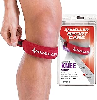 MUELLER Sports Medicine Jumper's Knee Single Strap for Men and Women, Knee Compression and