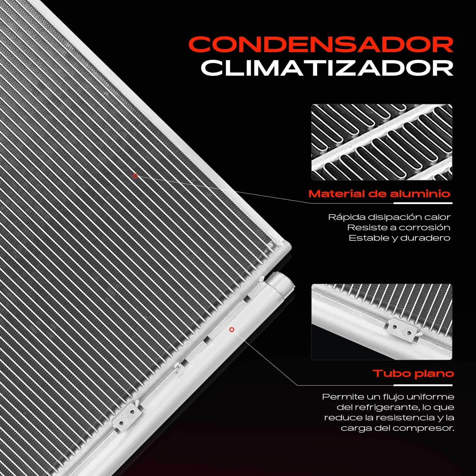 Frankberg Condensador de aire acondicionado 8846160100 | Compatible con: Land Cruiser Prado J12