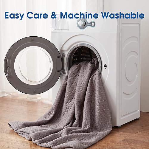 Miniatura 5 de BEDLUXURY Funda de colchón extraíble (solo funda) 3 pulgadas, protectores de colchón frescos tamaño King, lavable, con bolsillo profundo de 18