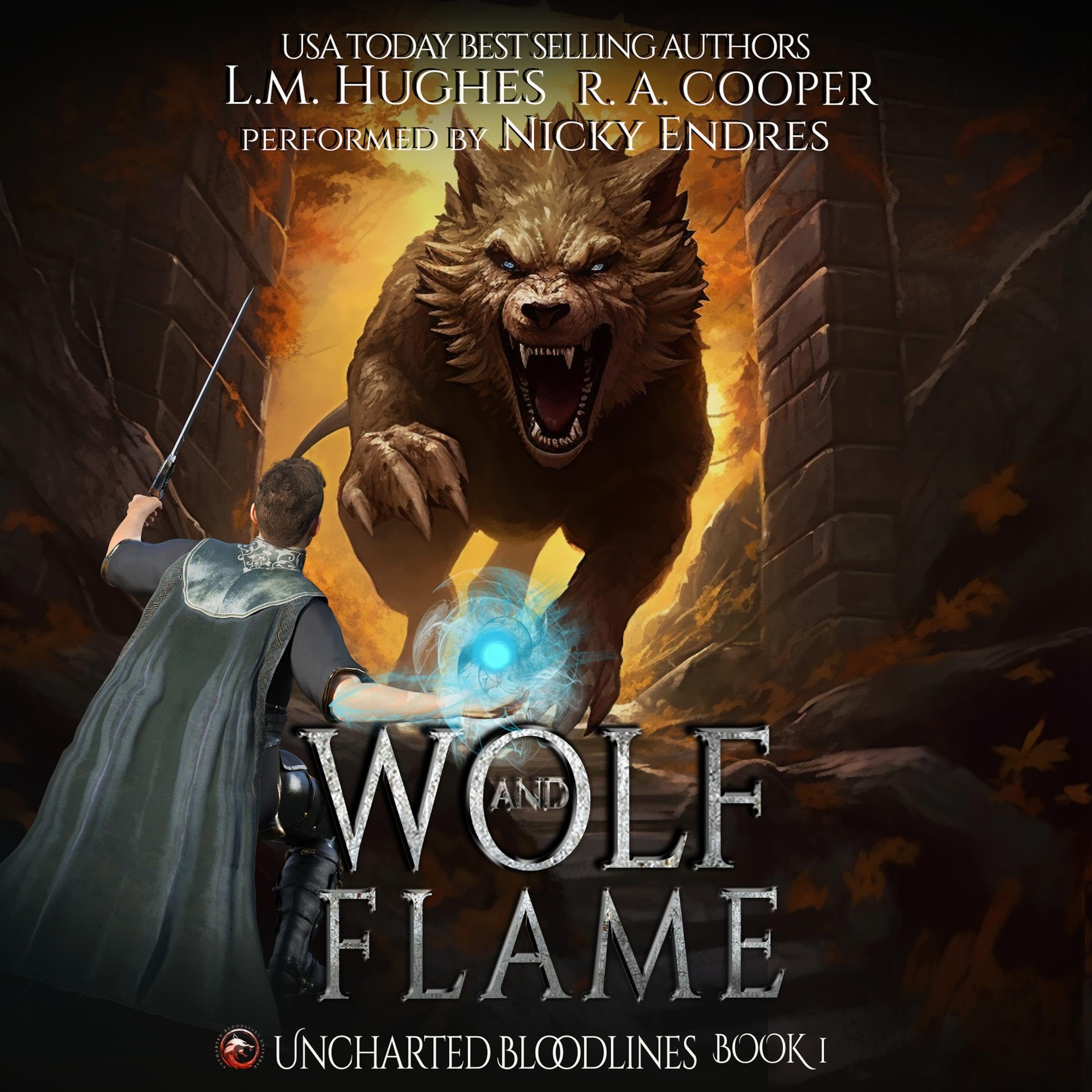 Cover art for Wolf and Flame