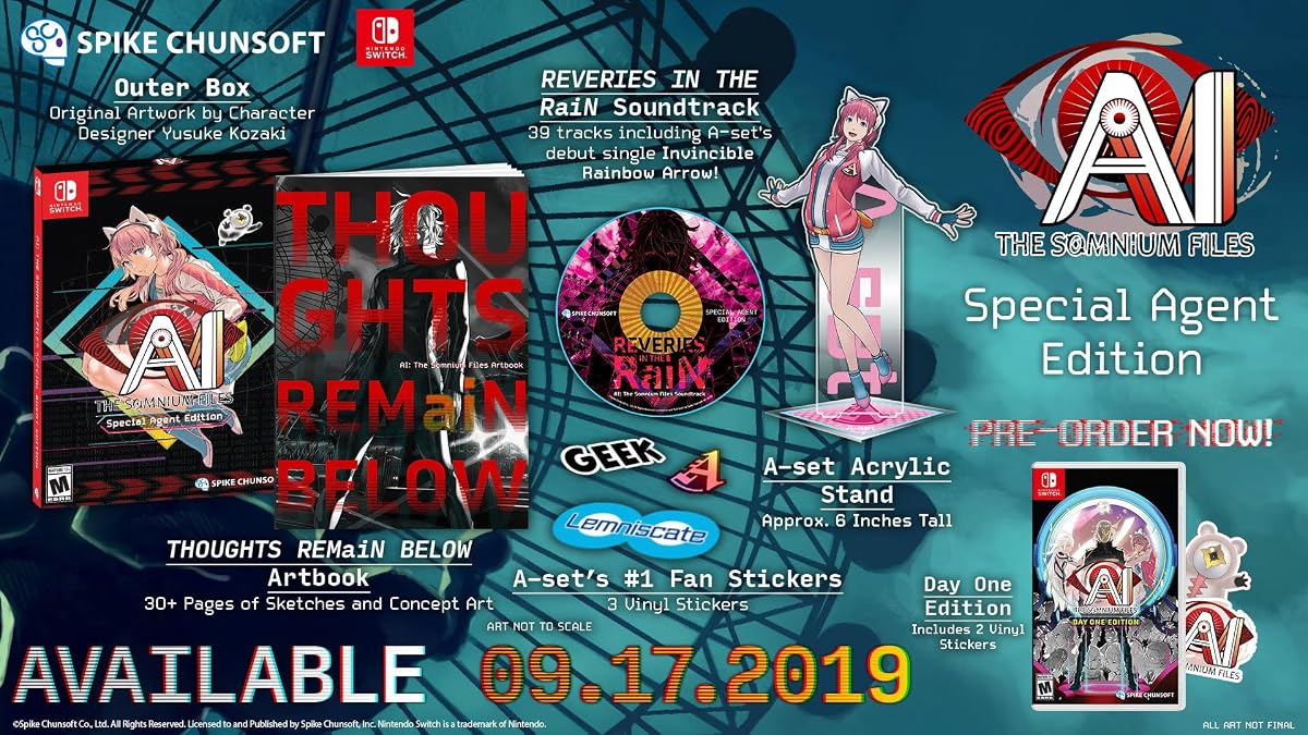 AI: The Somnium Files Edición limitada - Nintendo Switch